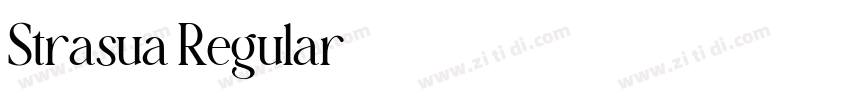 Strasua Regular字体转换
